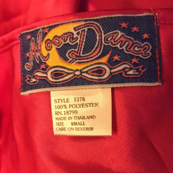 Moon Dance ,size S, 2piece Ensemble set , gown & coat , silky hot red color - Picture 16 of 16